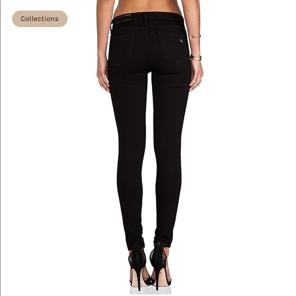 Rag & Bone | The Legging Jeans Blackout Size 26 - Picture 12 of 12